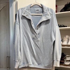 AERIE LIGHT BLUE PULLOVER m